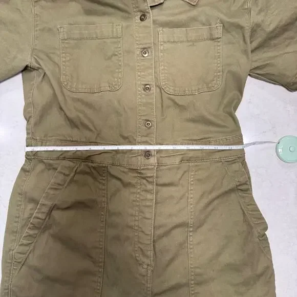 Green Jumpsuit Women’s Medium Utility Gorpcore Military St Patricks Shamrock - Picture 10 of 16